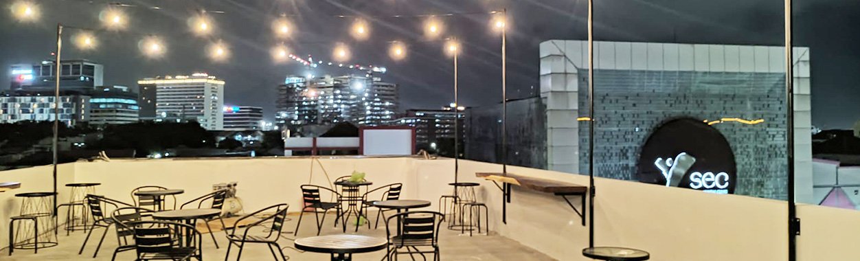 Rooftop blue coffee semarang